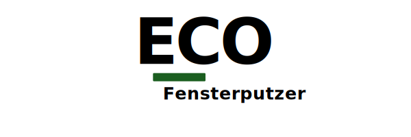 Logo mit Schriftzug ECO Fensterputzer